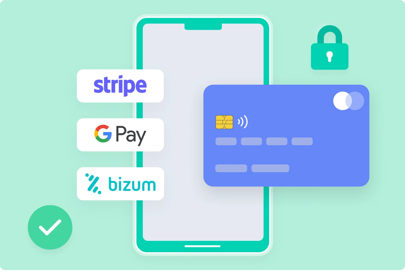 Online payments illustration